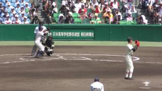 ≪選手権≫甲子園(2016)　準決勝　作新学院－明徳義塾　１回裏