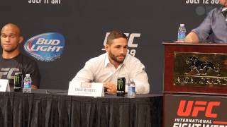 UFC 189 pre-fight press conference highlights with Conor McGregor, Chad Mendes
