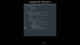 Leetcode 437. Path Sum III in Python | Python Leetcode | Python Coding Tutorial | Python Coding ASMR