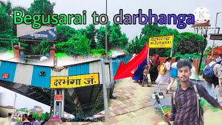 Begusarai to darbhanga #vlogs #train #indianrailways