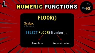 Numeric Functions in SQL | FLOOR Function | SQL Series: #26