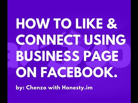 How to like other pages using business page on Facebook. How to like other pages using business page on Facebook.