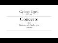 György Ligeti - Piano Concerto (1985-1988, audio+score)