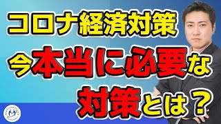 コロナ経済対策、消費税減税、バラマキよりも必要な対策たった１つ【きになるマネーセンス#247】