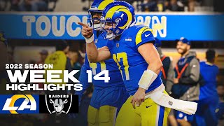 Highlights: Rams' Top Plays In Week 14 Win vs. Raiders | Baker Mayfield Winning TD, Ernest Jones INT