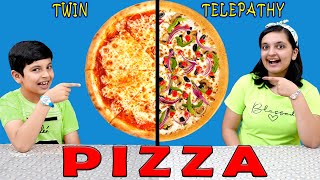 PIZZA TWIN TELEPATHY | Aayu v/s Pihu Family Challenge | Aayu and Pihu Show
