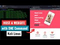 How to Host a Website Locally with Only ONE command in Kali Linux