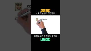 나도창업 | 프랜차이즈 창업에 도움 되는 추천영상 | 교촌치킨은 어떻게 생겨났을까?  #shorts #나도창업