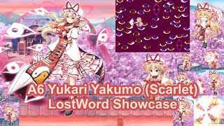 Touhou LostWord JP - A6 Yukari Yakumo (Scarlet) Showcase