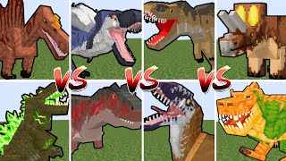 ALL DINOSAUR MOBS TOURNAMENT | Minecraft Mob Battle