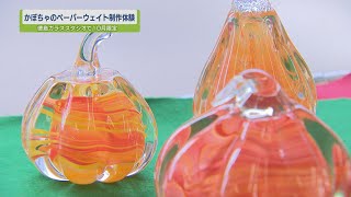 【ステップ】ハロウィンかぼちゃのペーパーウェイト制作体験【テレビトクシマ】