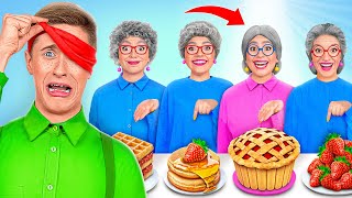 Tries to Find His Grandma Blindfolded Challenge by Multi DO Challenge