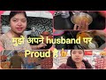 मुझे अपने husband पर proud है 👍🏽Festive month is going on.@IndianmominCanadaNeha