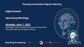 Planning Commission Regular Meeting/Public Information Meeting - May 3, 2021