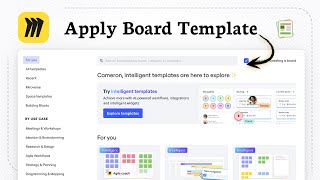 How to add a template to a Miro board (Instant Setup)