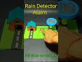 how to make rain detector alarm youtubeshorts shorts short