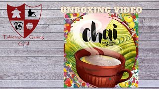 Chai Deluxe Edition Board Game Unboxing