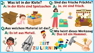 130 Häufige Deutsche Fragen und Antworten für Anfänger | Deutsch lernen mit Spaß