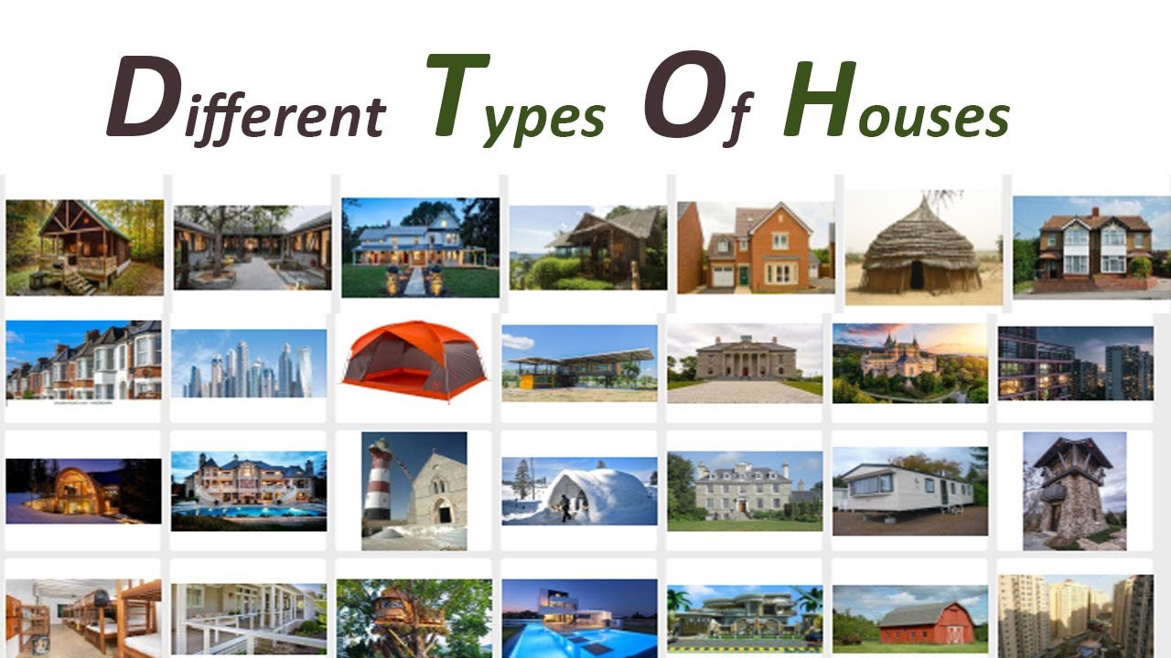 House Vocabulary In English | Different Types Of Houses | List Of House ...