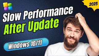 Fix Slow Performance Issue After Update On Windows 11/10 (2024) NEW*