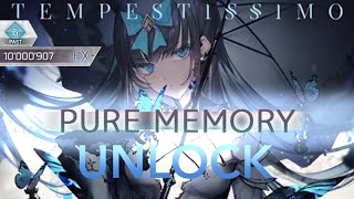 [GAMING] Arcaea's Tempestissimo Past Chart ALL PURE MEMORY Unlock with time stamps (ALL EX+ PM)