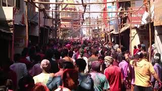 Pangul galli belgaum Holi celebration with vignaharta sound