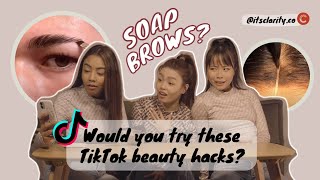 Trying TikTok Beauty Hacks | Hush Hush Ep 6