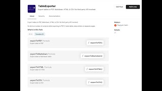 TableExporter Pack for Coda 3 Minute Demo