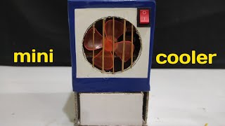 How To Make Mini Air Cooler From Cardboard