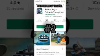 Top 3 Best Cricket Games For Android   4K Graphics Test Cricket Games    #shorts