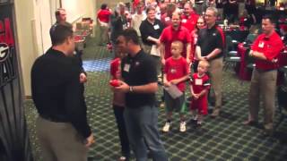 UGA football coach Mark Richt speaks in Ringgold, Georgia