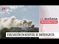 Incendio obliga evacuación de pacientes en Hospital Regional de Antofagasta | 24 Horas TVN Chile