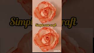 How to make rose flower with tissues paper || easy tutorial