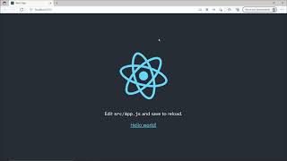 First React Application (Hello World!)