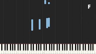 Somewhere Over The Rainbow [Soothing Piano Version Tutorial]