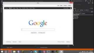 How to make a simple web browser in Visual Studio