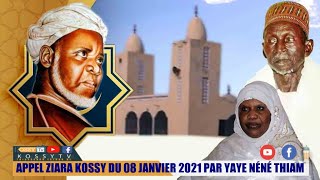 Appel Ziara Kossy 2021 de Cheikha Yaye Néné Thiam:\