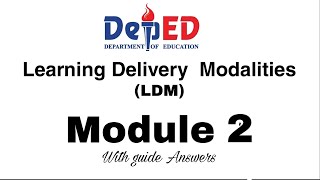 LDM2 Module 2 with guide answers