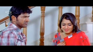 Nikitha Takes Groom Help to Escape and Meet Puneeth Rajkumar | Vamshi Kannada Movie Best Scene