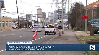 Nashville construction causing growing pains among commuters