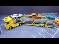 1/64 Mercedes Benz Actros with Lohr car transporter by GCD , diecast truck model review