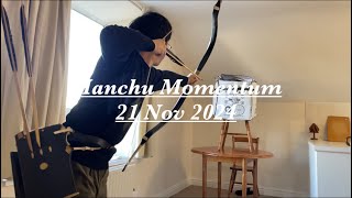 Manchu Momentum, 21 Nov 2024 | Manchu hornbow🐉 | indoor training | archery Vlog🏹