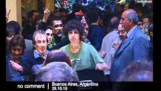 Argentines' last goodbye to Nestor Kirchner