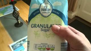 Aldis 1kg bag of granulated sugar the pantry