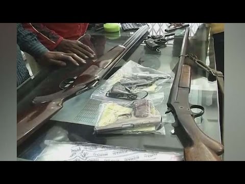 Punjab polls | Arms deposition begins Punjab polls | Arms deposition begins