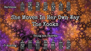 She Moves In Her Own Way - The Kooks | Ukulele Play Along