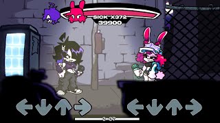 FNF - Graffiti Groovin': VS Skarlet Bunny V2 - Goth (by Kalpy) - FC/4k