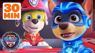 PAW Patrol: The Mighty Movie BEST Moments! w/ Marshall & Chase | 30 Minute Compilation | Nick Jr.