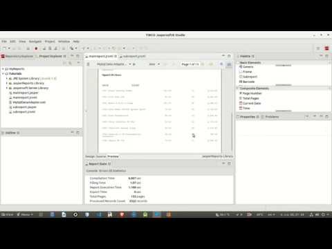 Jaspersoft Studio How To Use Subreport With Return Value Youtube