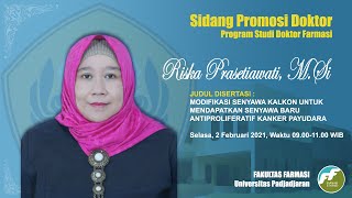 Sidang Promosi Doktor Farmasi Riska Prasetiawati, M.Si